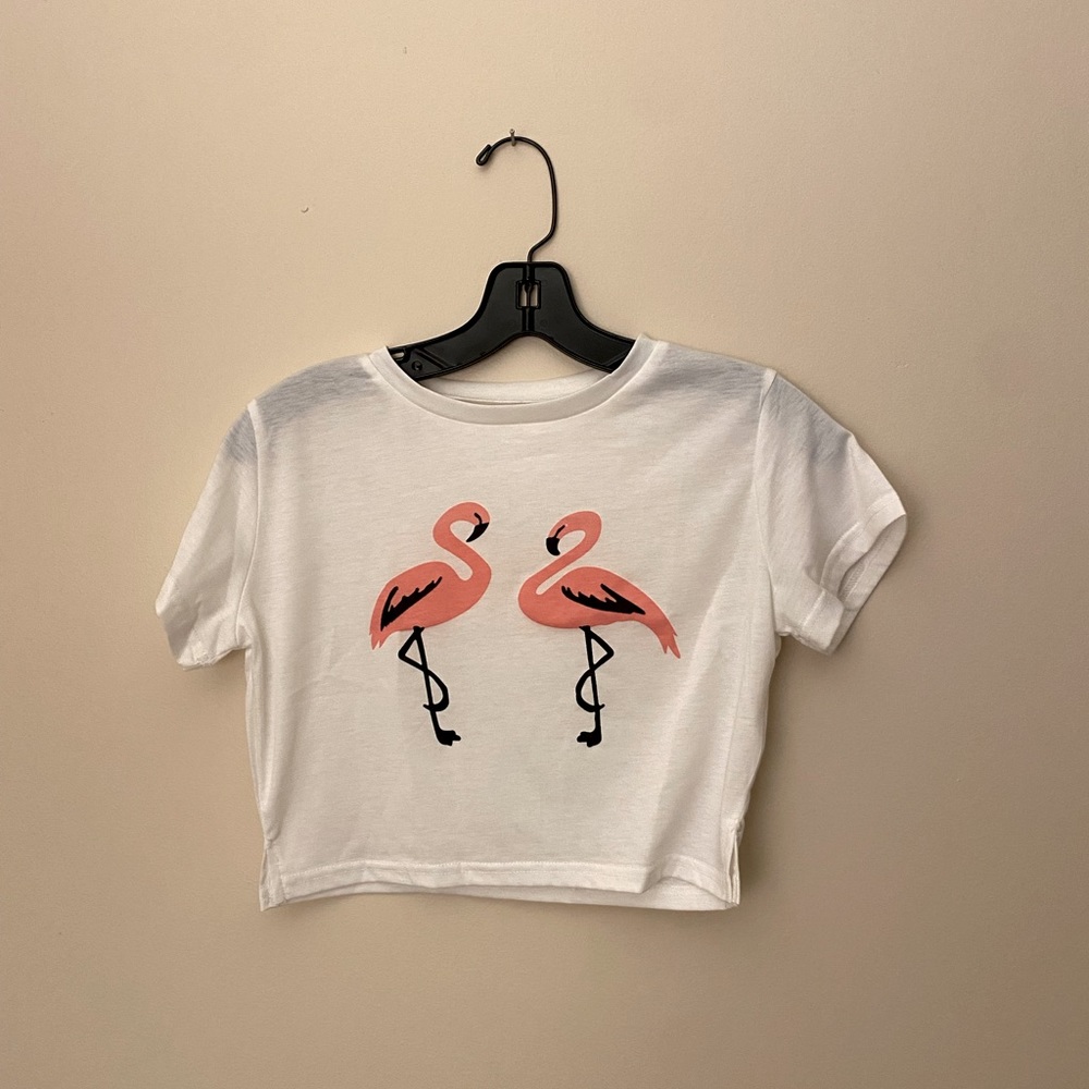 Flamingo Crop Top